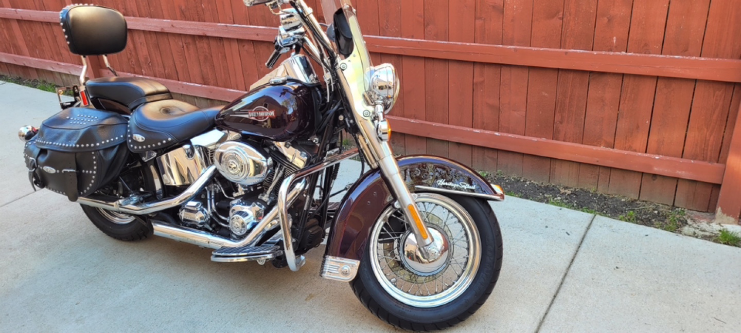 Harley Davidson Softail Deluxe Motorcycle