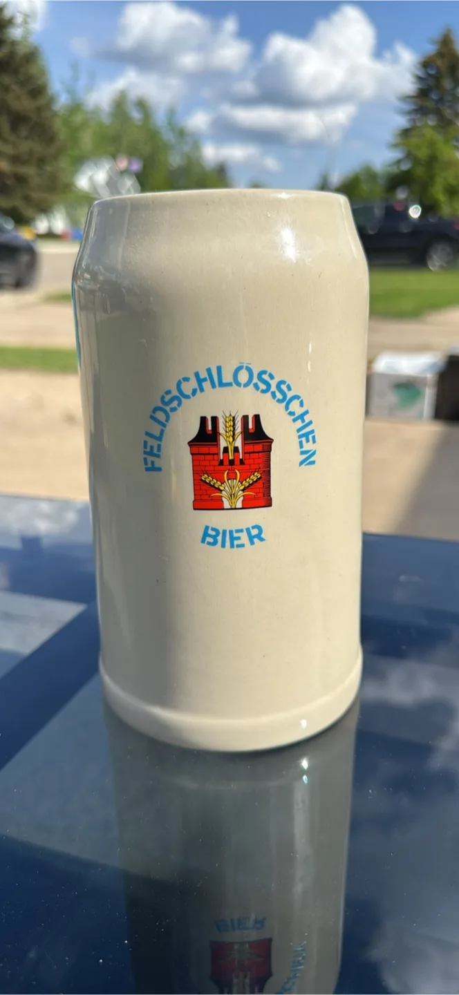 Vintage Feldschlösschen Bier Stein