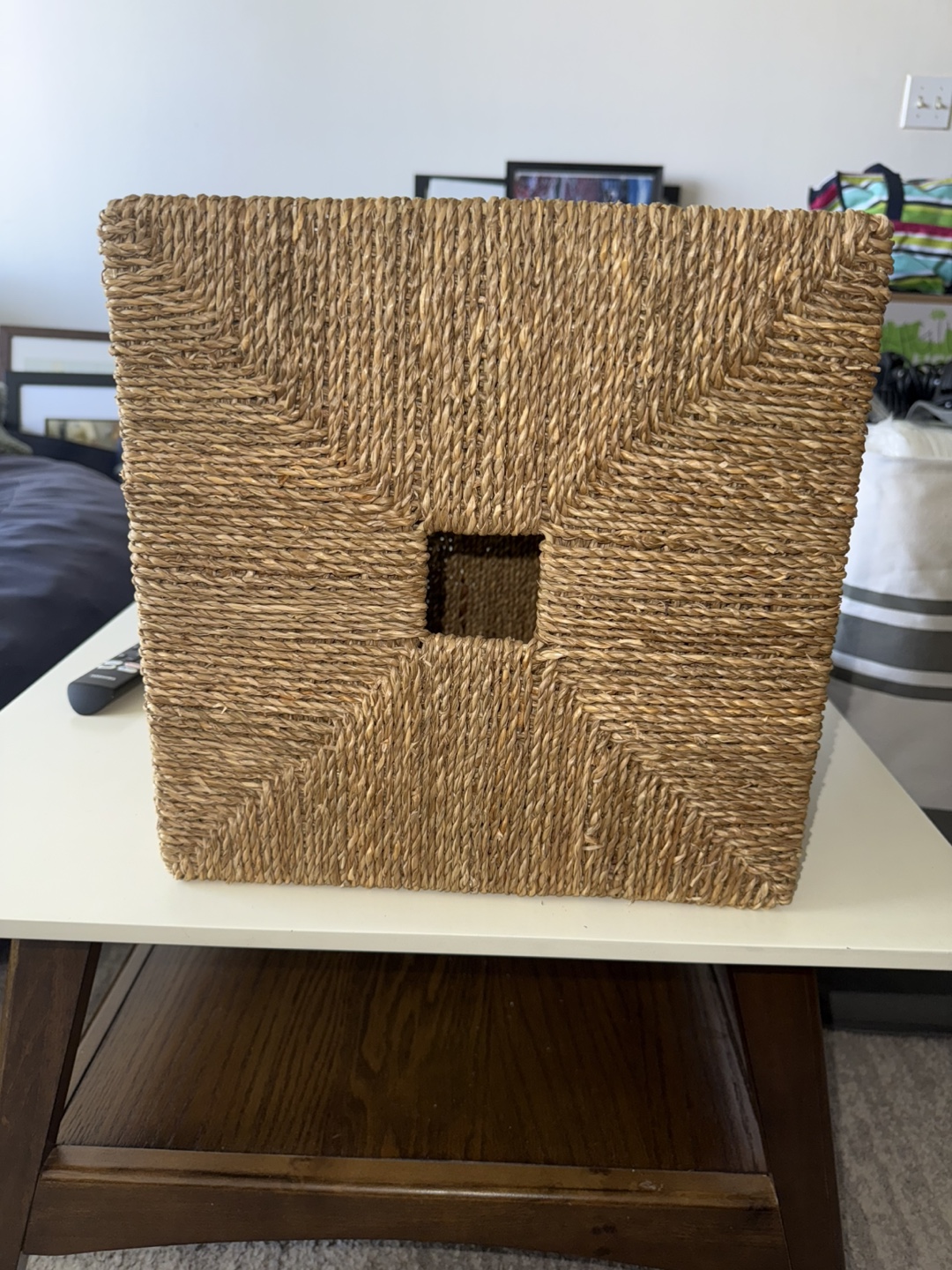 Wicker Storage Basket, 12x12x12" (8 TOTAL BASKETS)