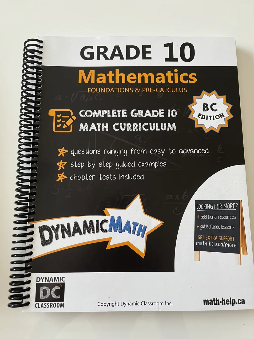 Grade 10 Math textbook thumbnail