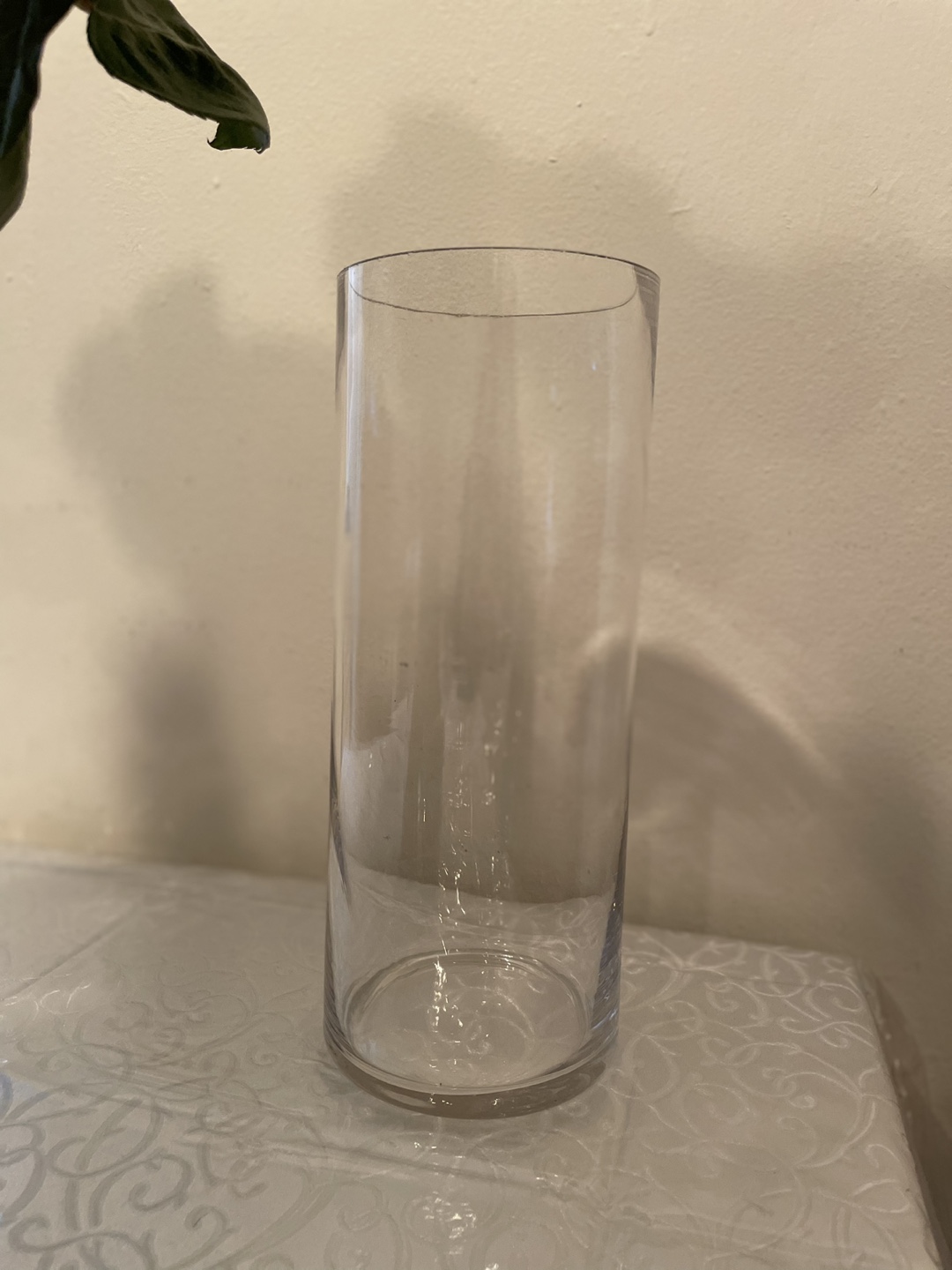 #freecycle Clear Glass Cylinder Vase