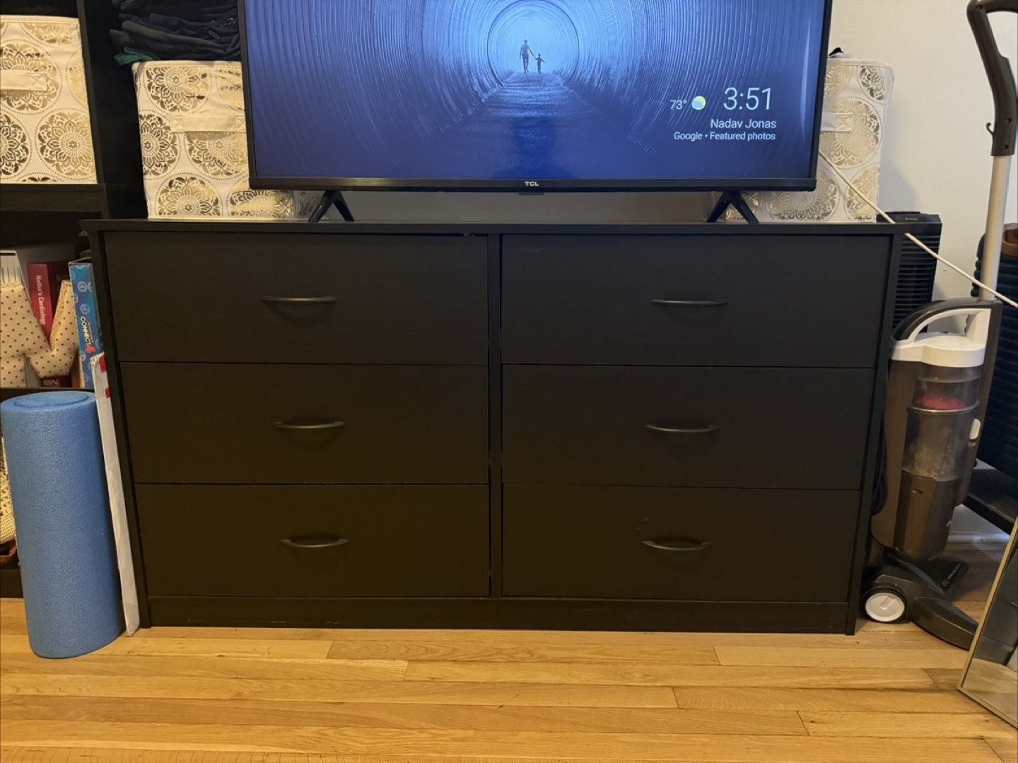 Black 6-Drawer Dresser