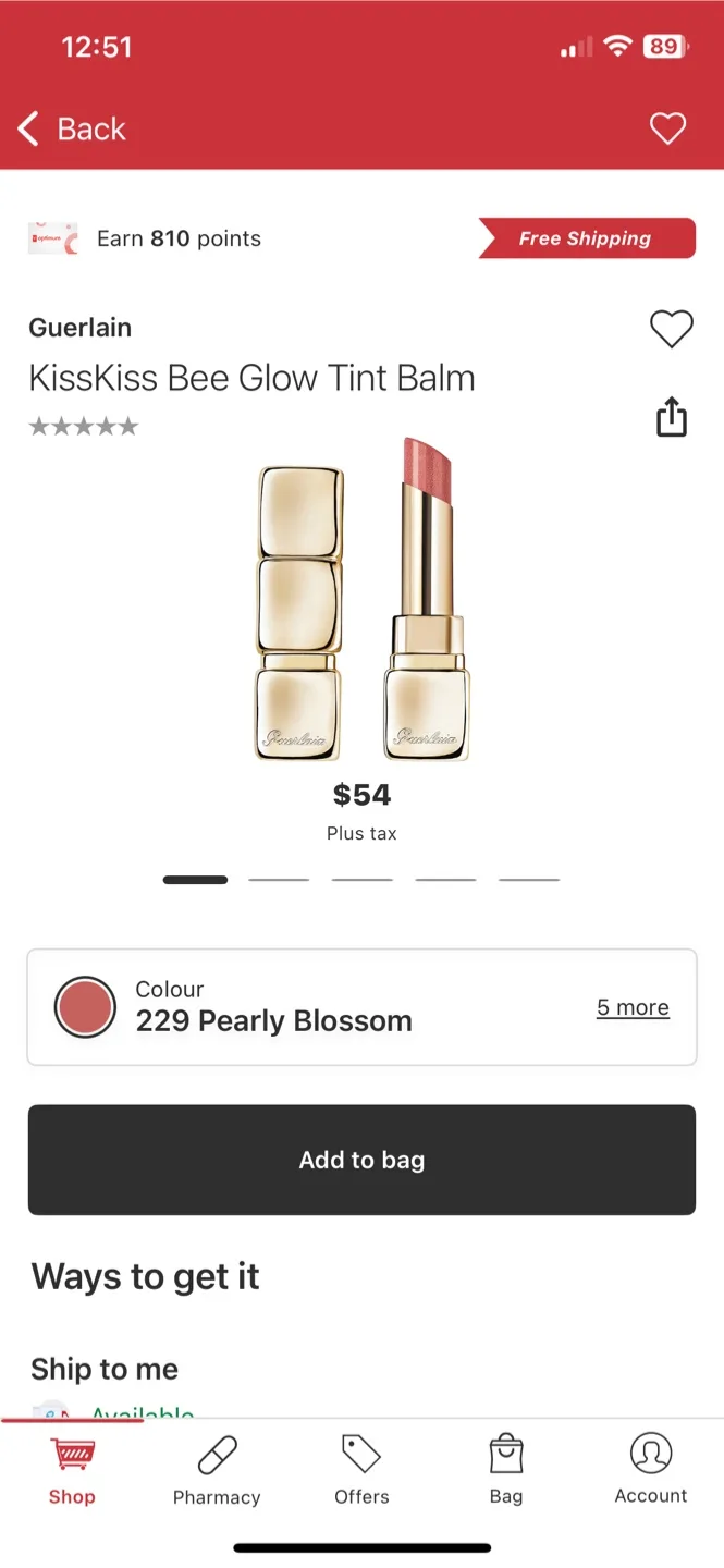 Guerlain KissKiss Bee Glow Balm 229 Pearly Blossom image indicator(3)