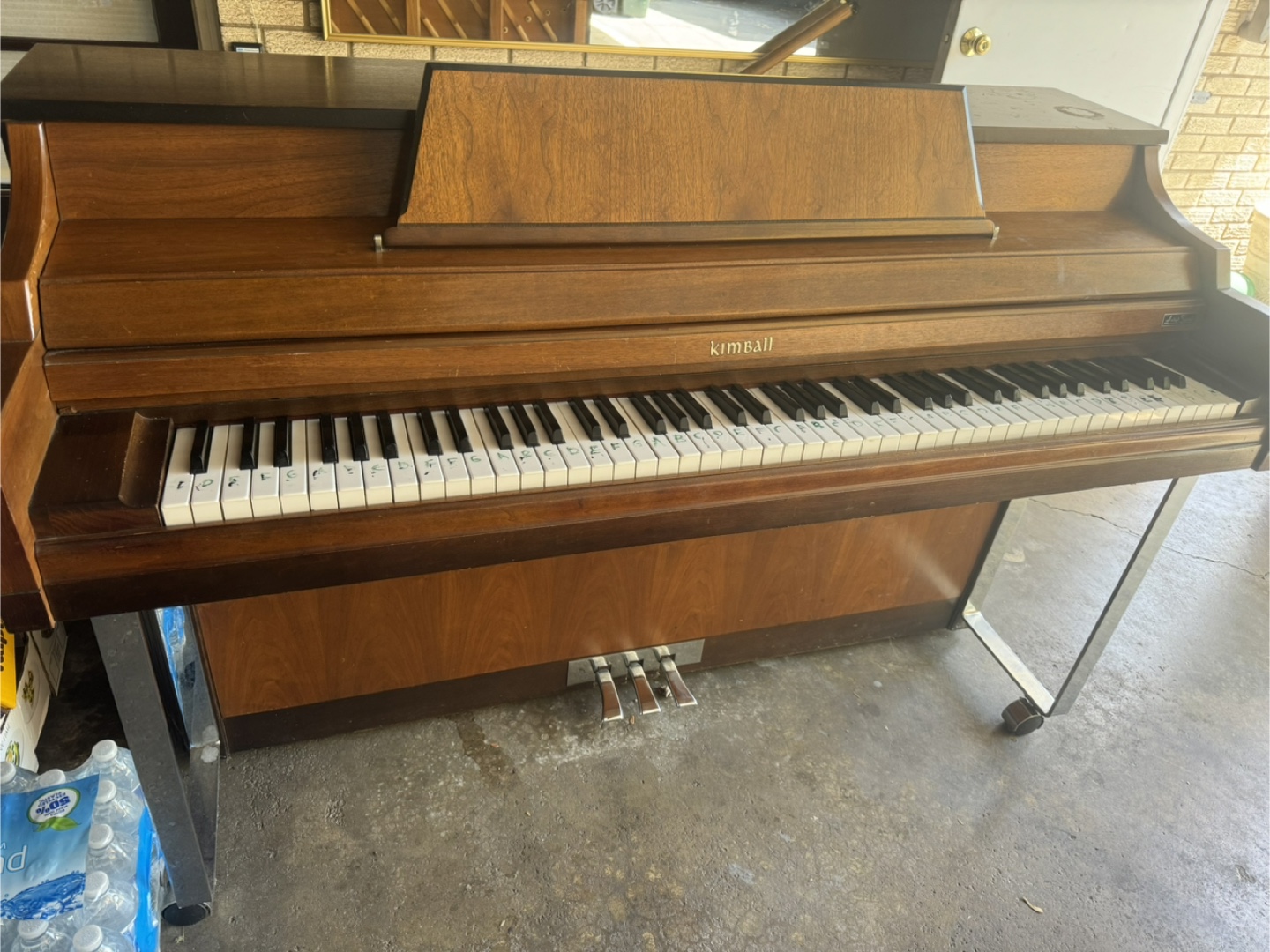 Vintage Kimball Console Piano