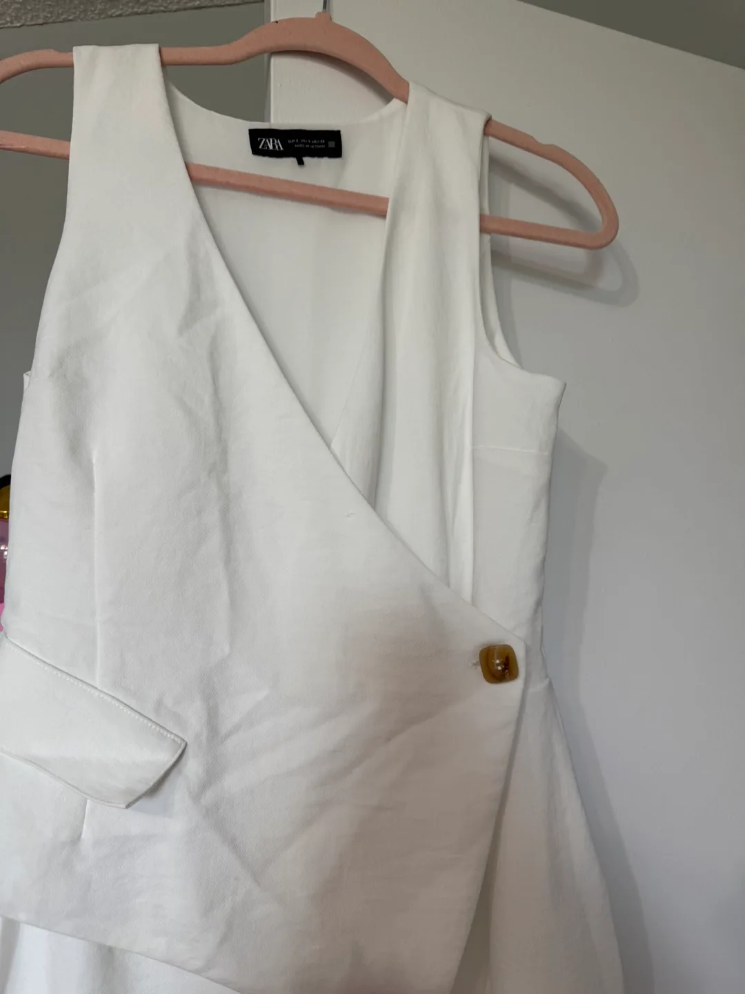 White Zara Jumpsuit image indicator(2)