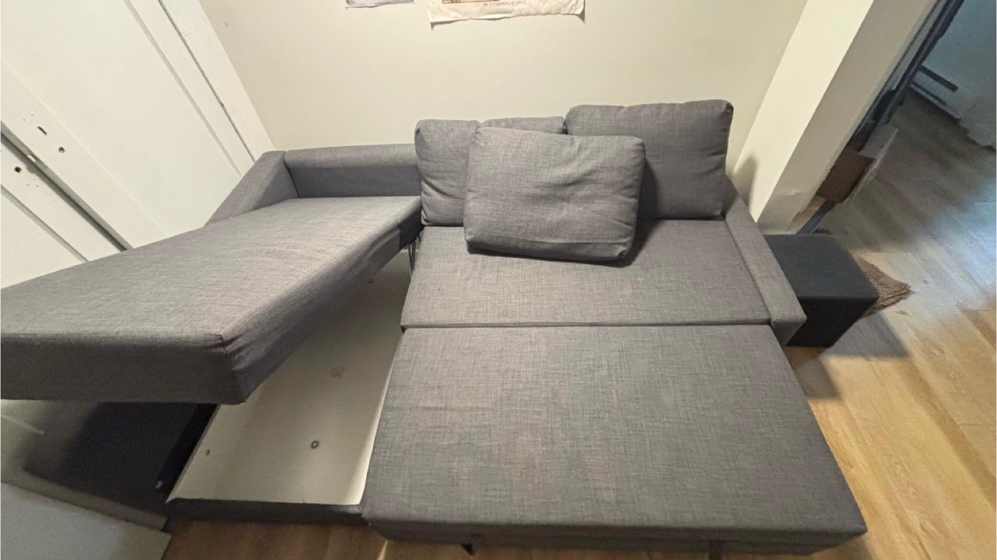 IKEA Friheten Corner Sectional Sofa Bed with Storage - photo 3