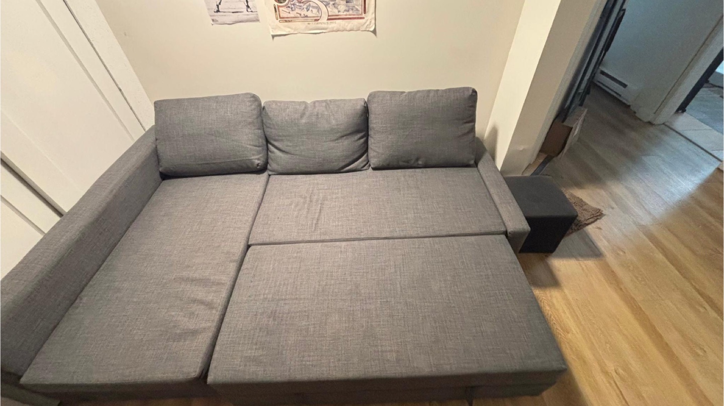 IKEA Friheten Corner Sectional Sofa Bed with Storage