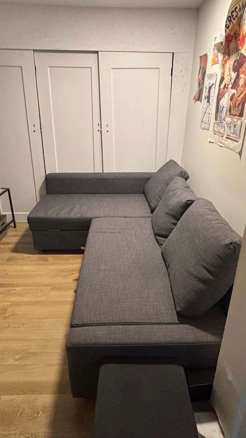 IKEA Friheten Corner Sectional Sofa Bed with Storage - photo 2