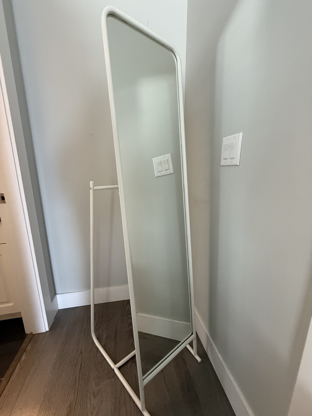 KNAPPER Full Length Standing Mirror - White - photo 2