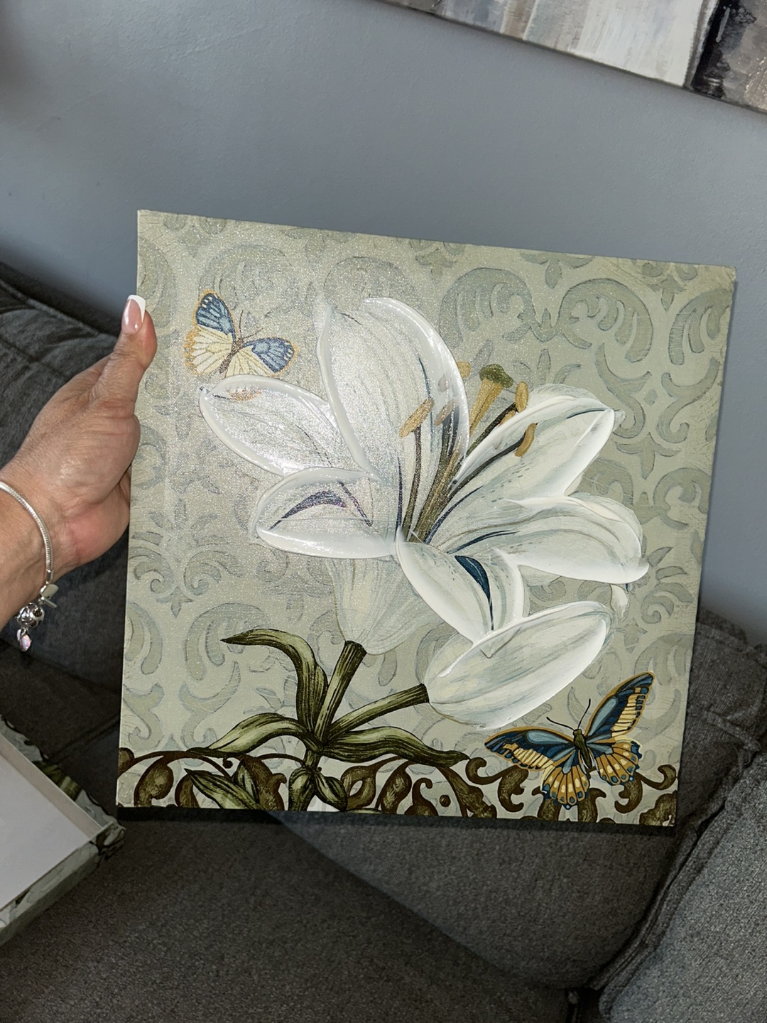 Set of Four Floral Canvas Wall Art Prints - photo 2