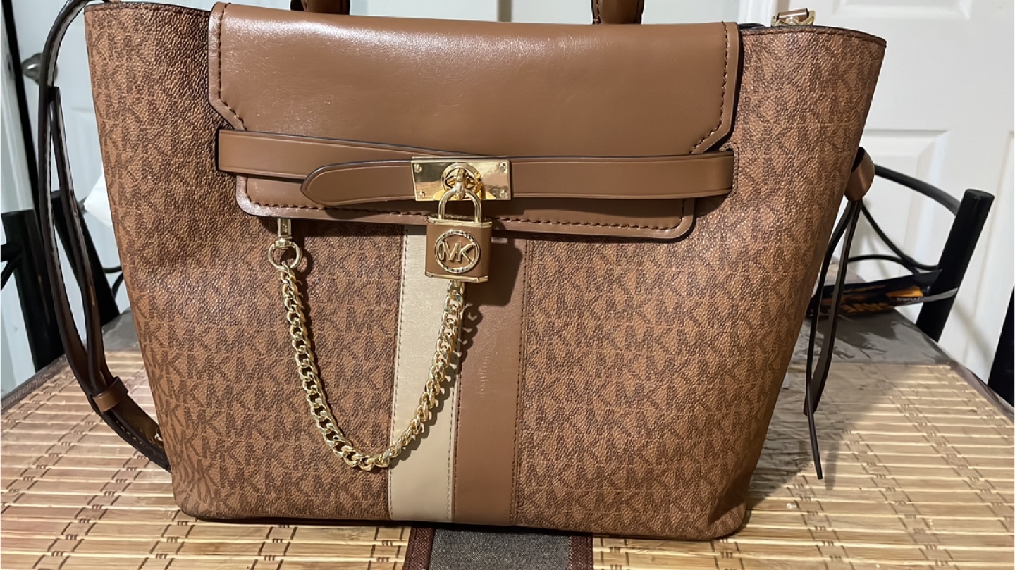 Michael Kors Brown Logo Tote Bag
