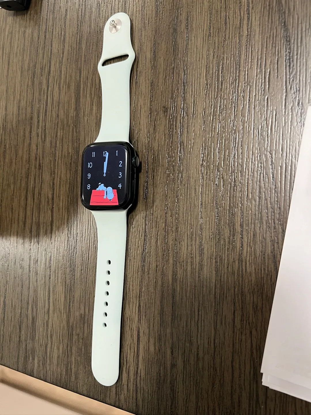 Apple Watch Series 9 with Mint Green Sport Band thumbnail
