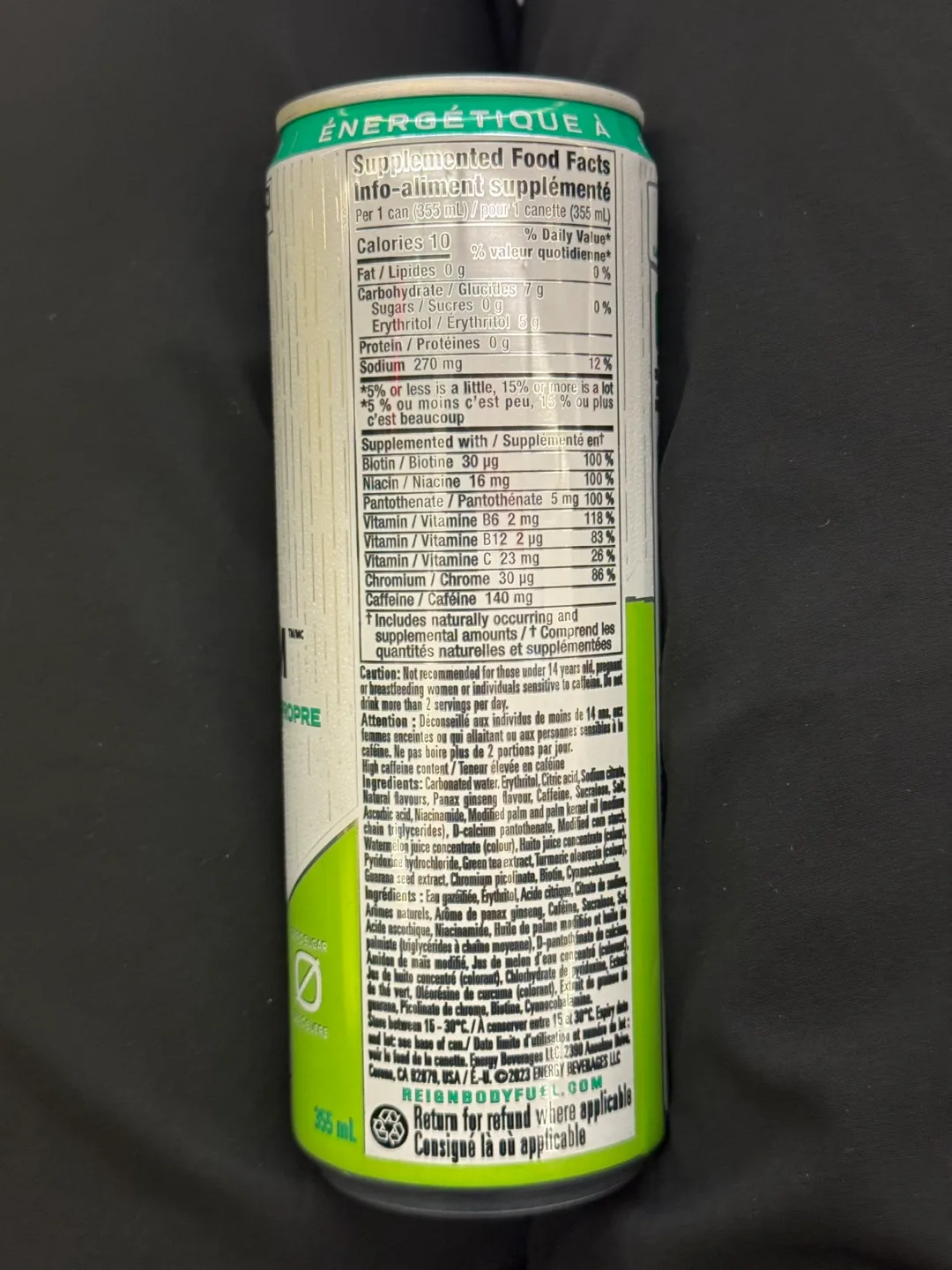 #freecycle Reign energy drink kiwi image indicator(2)