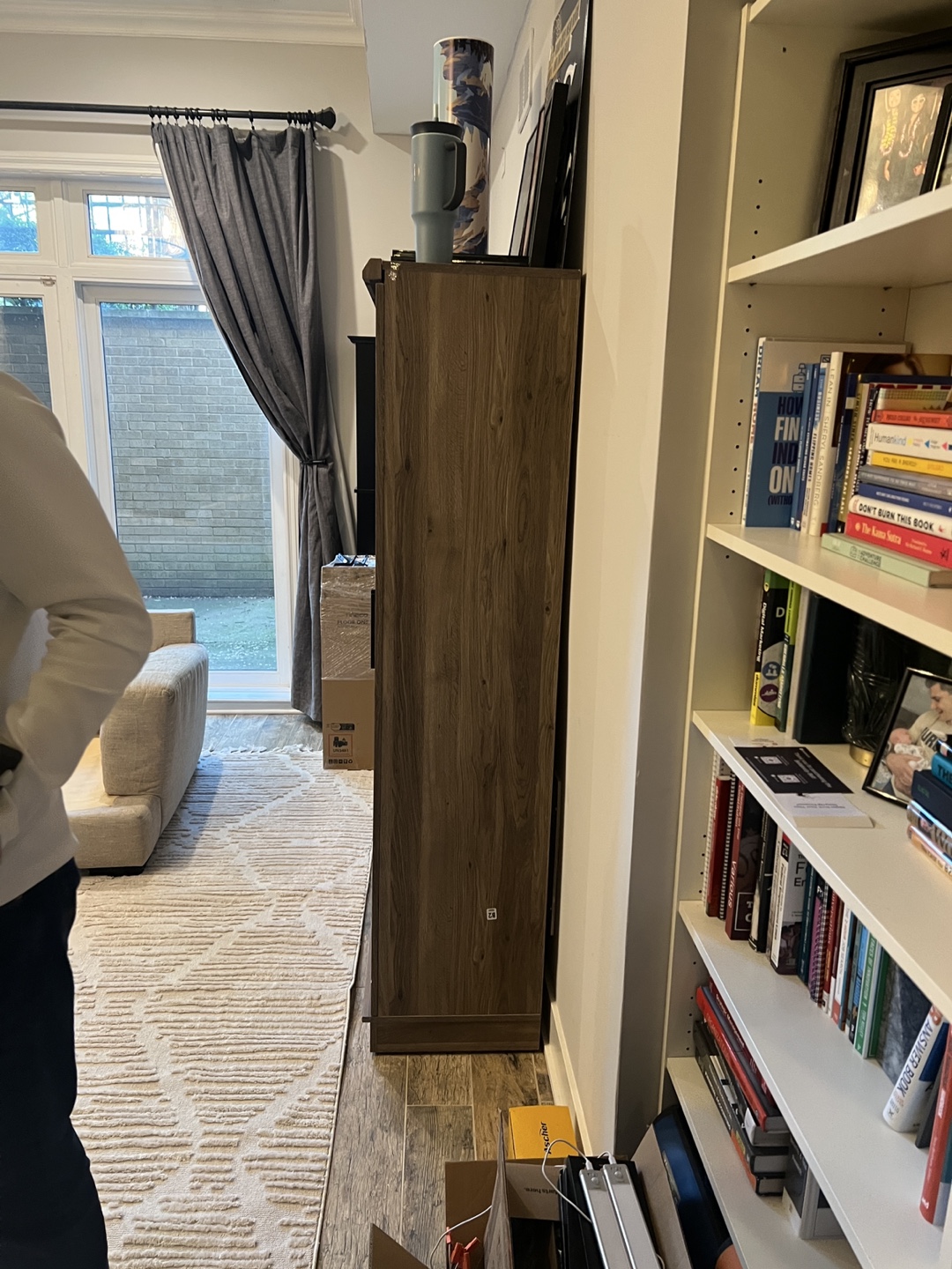 Tall Wooden Storage Cabinet - photo 5