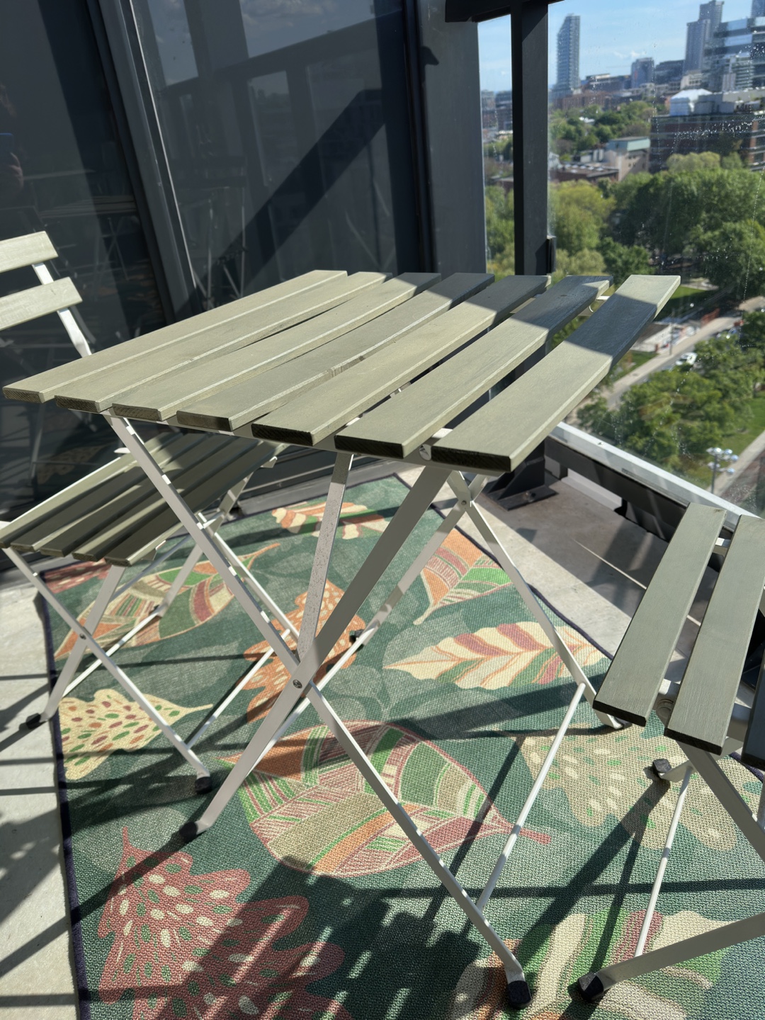 Ikea Folding Patio Set - Table and Two Chairs - photo 4