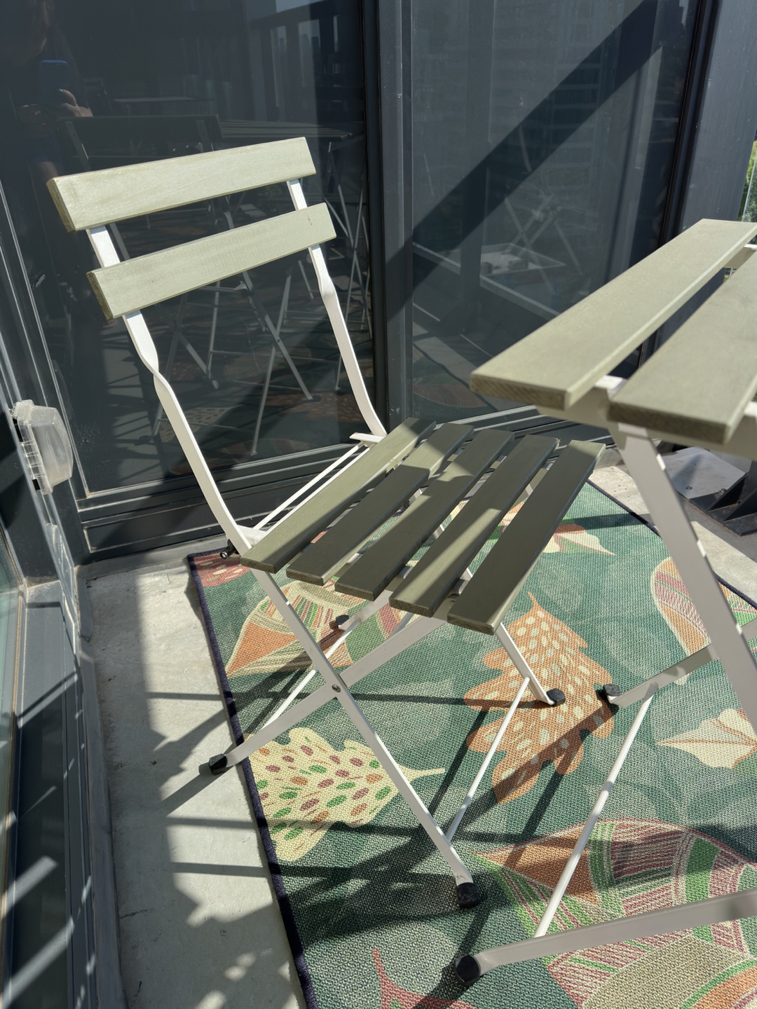 Ikea Folding Patio Set - Table and Two Chairs - photo 3