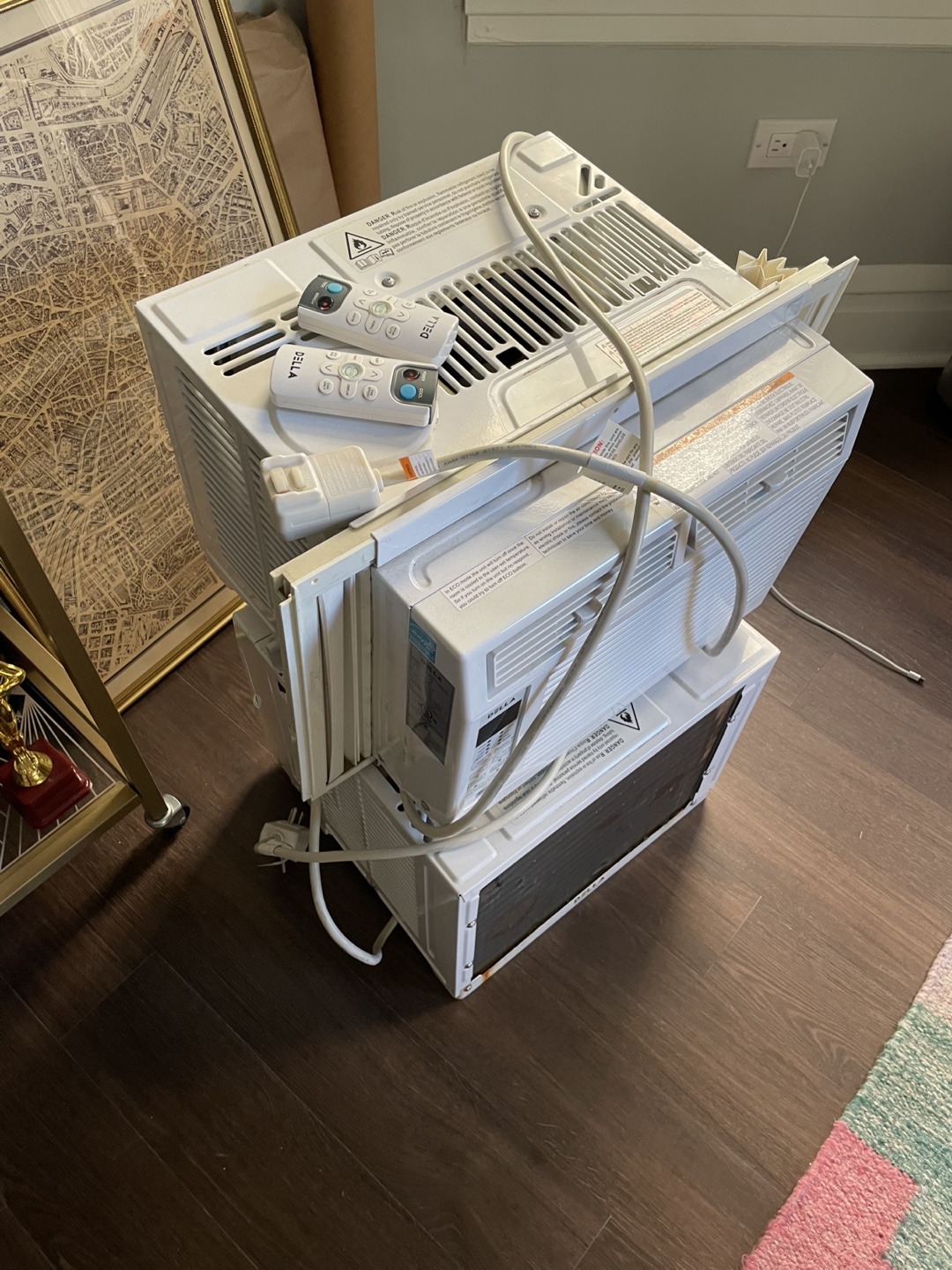 Della Window Air Conditioner Unit with Remote