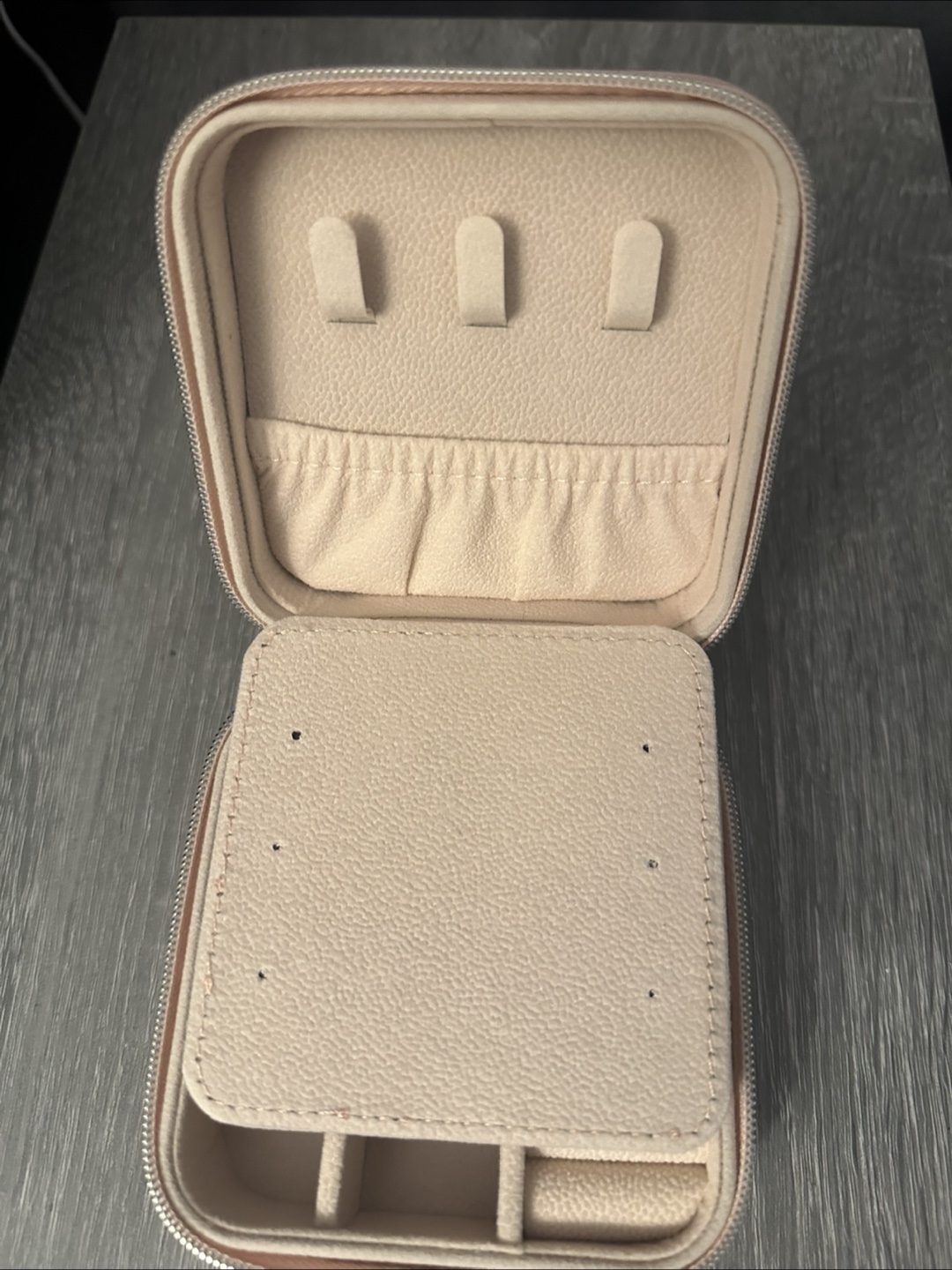 Pink Leatherette Travel Jewellery Case - photo 3