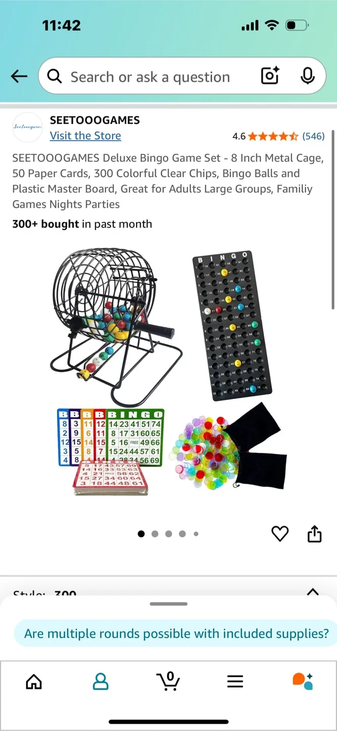 Seetougames Deluxe Bingo Game Set thumbnail