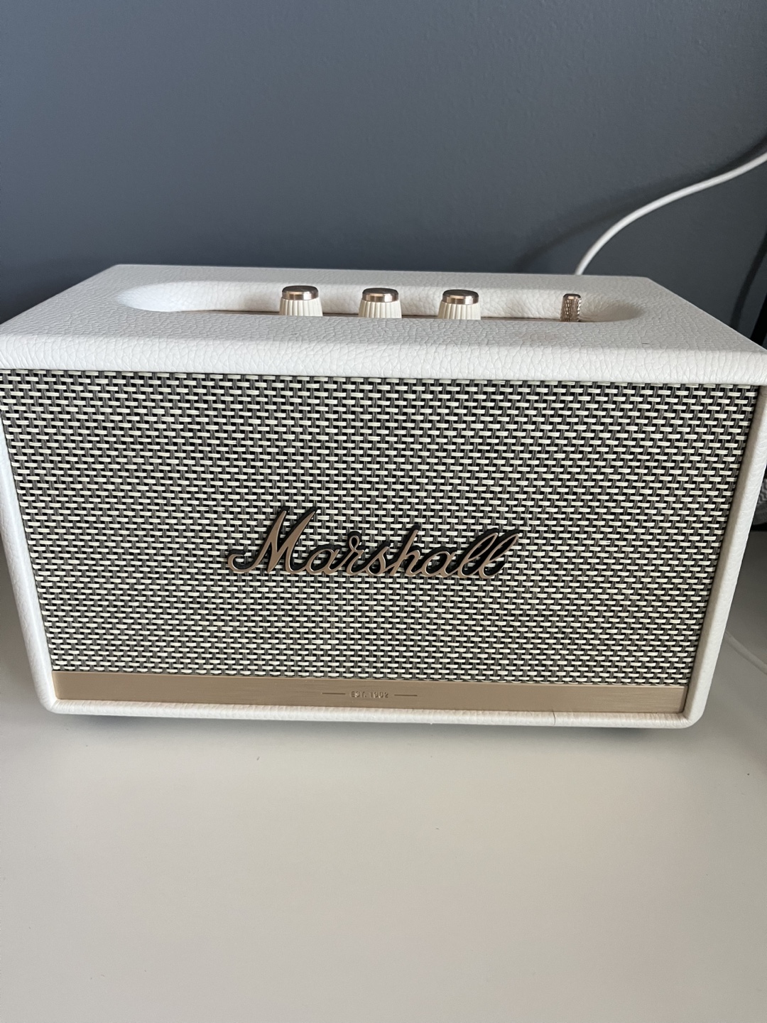 Marshall Action II Portable Bluetooth Speaker - Cream - photo 2