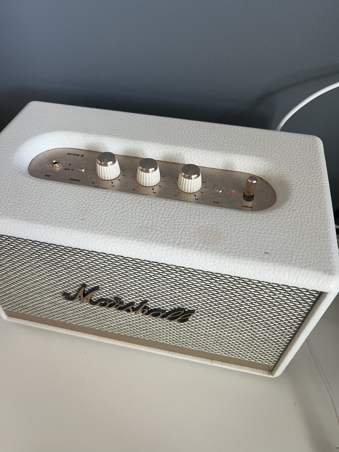 Marshall Action II Portable Bluetooth Speaker - Cream