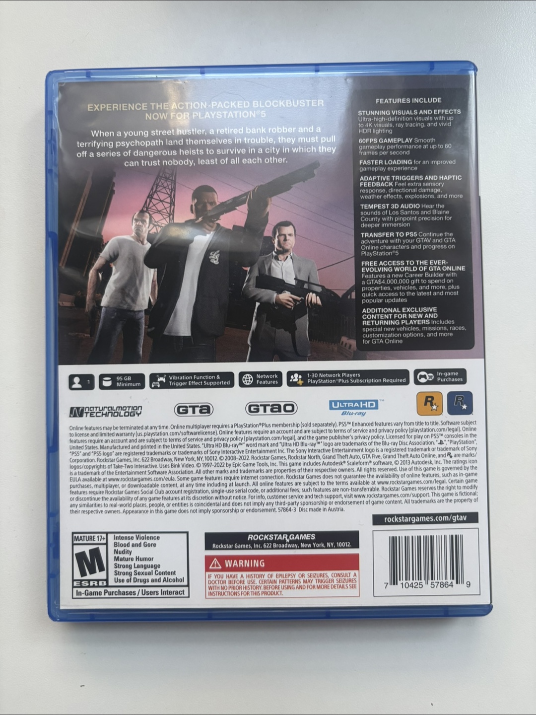 Grand Theft Auto V PS5 Game - photo 2