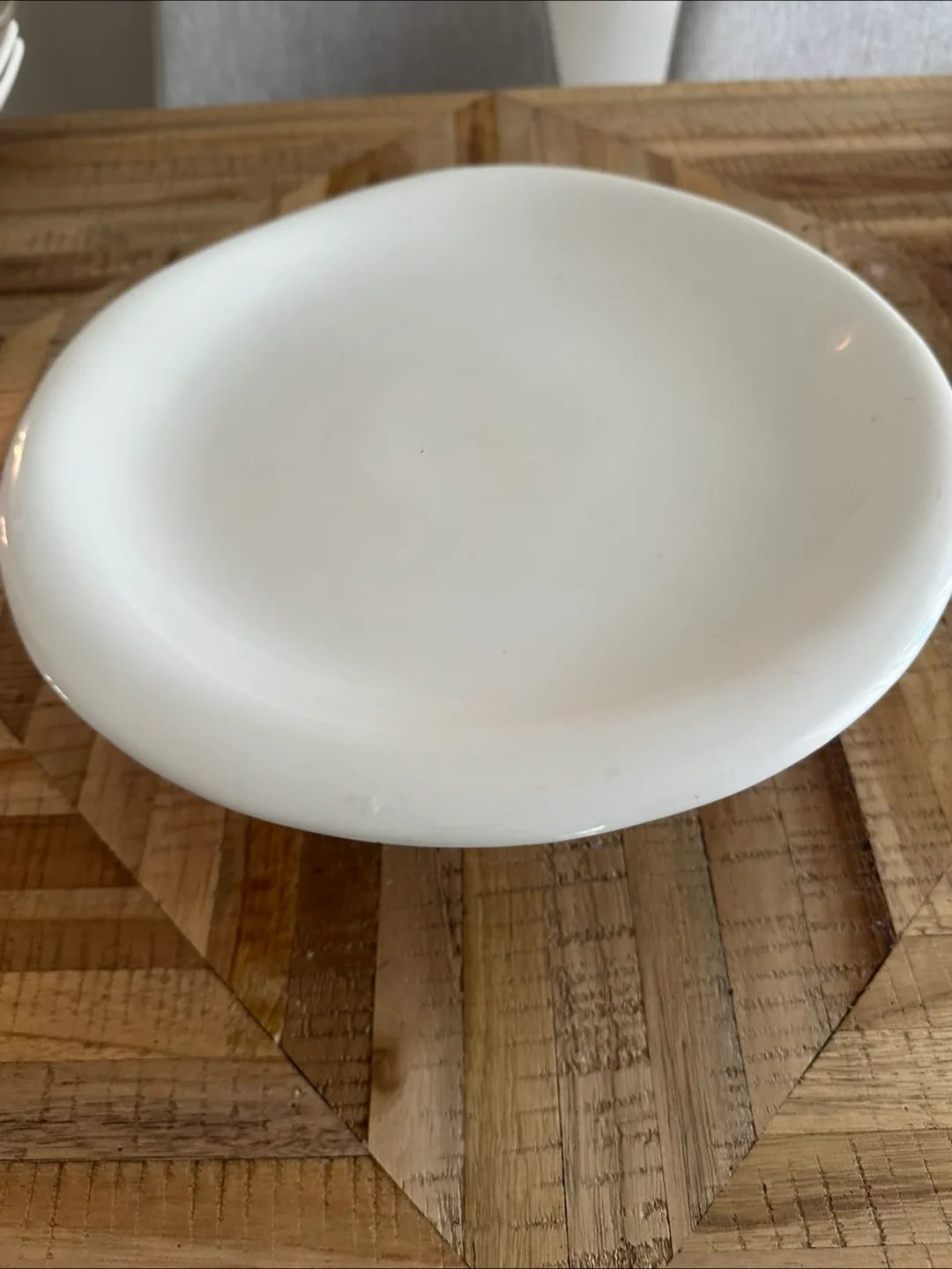 White Pedestal Serving Platter thumbnail