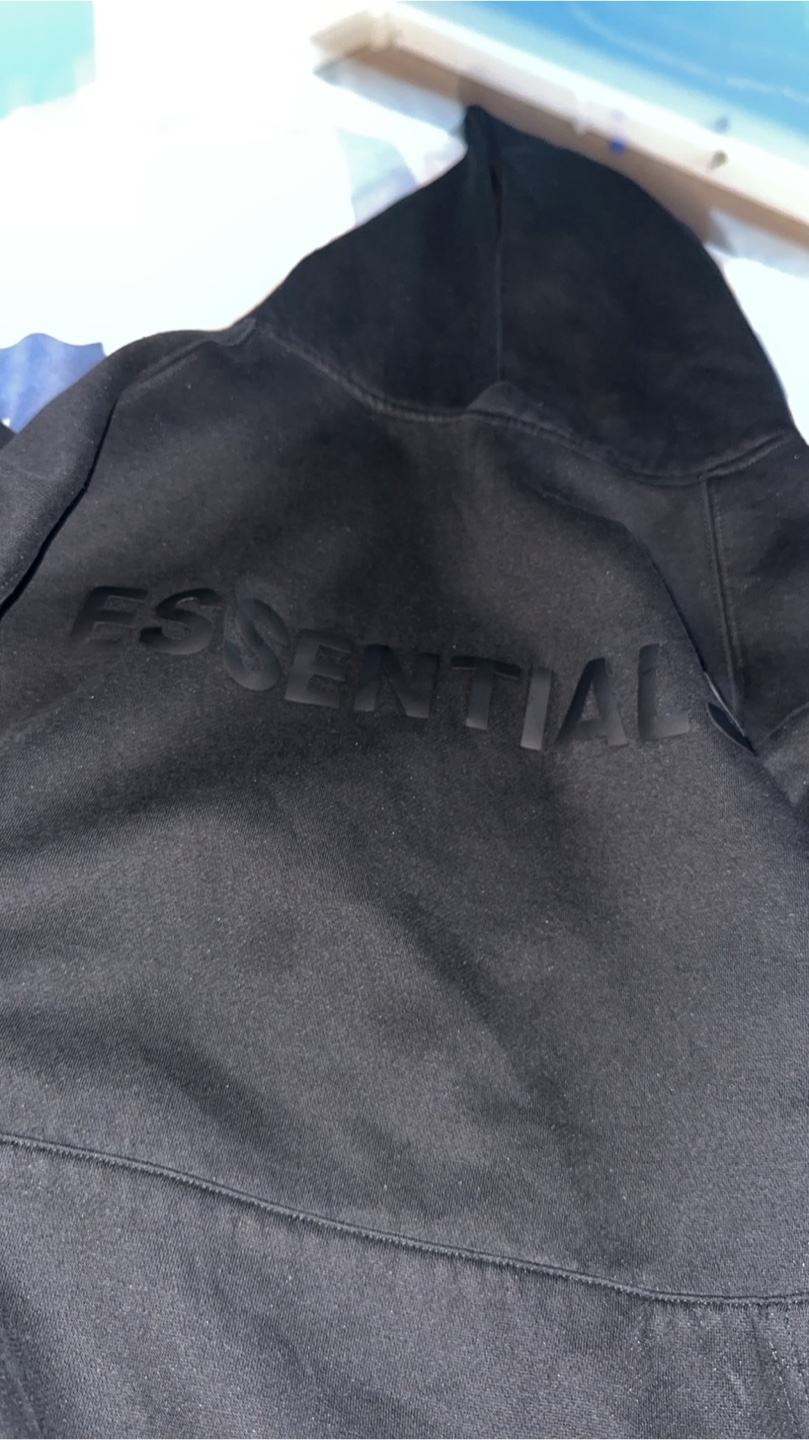 Essentials Black Hoodie - photo 2