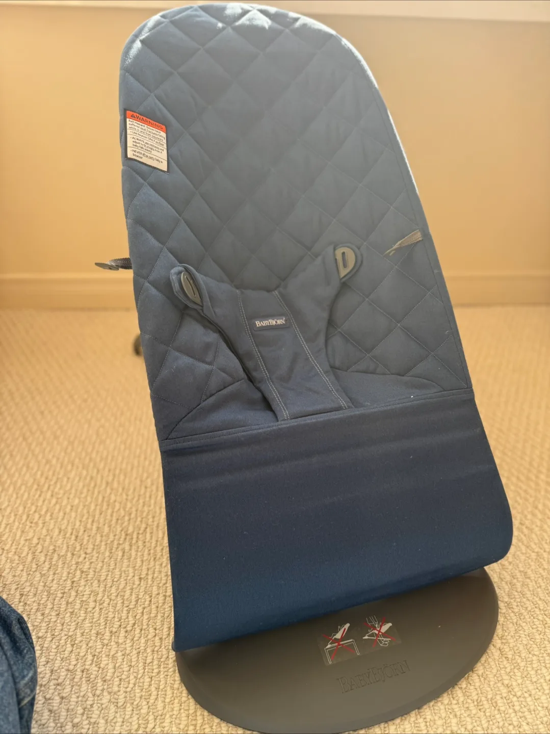 BabyBjorn Baby Bouncer Bliss - Dark Blue thumbnail