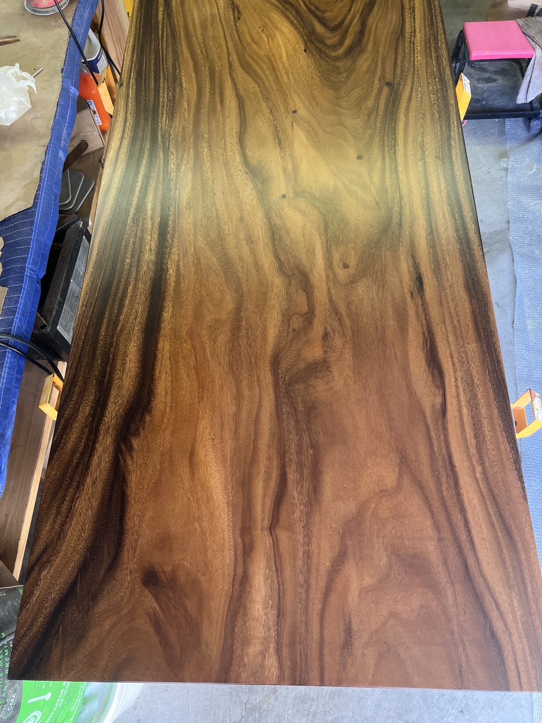 Live Edge Wood Slab Table - custom - photo 2