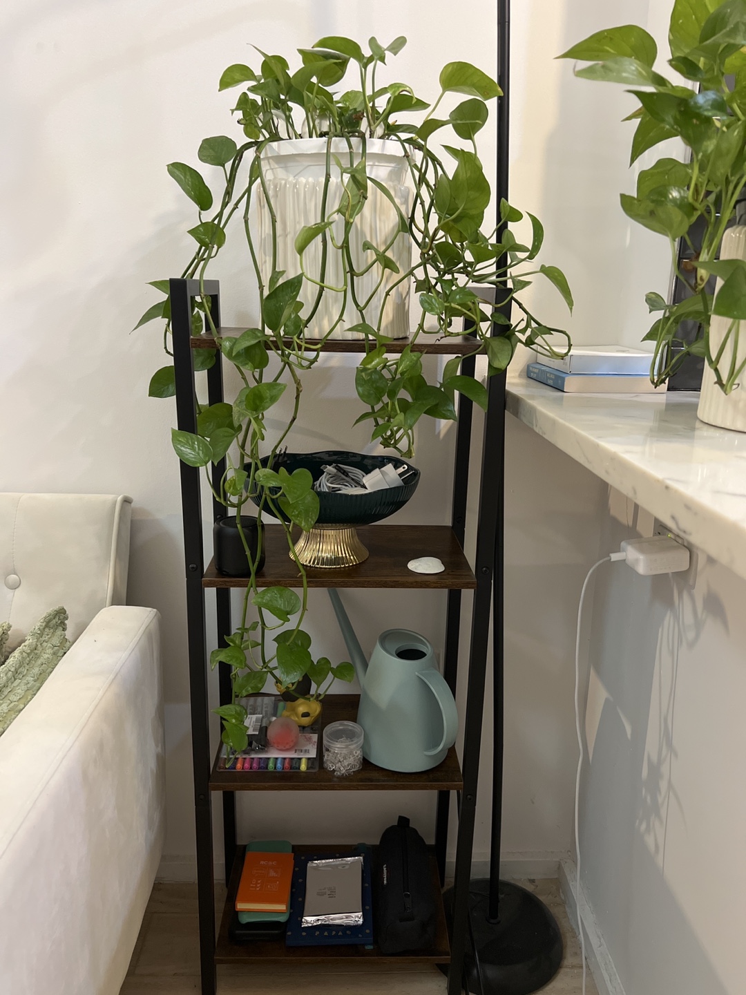 4-Tier Metal Frame Storage Shelf
