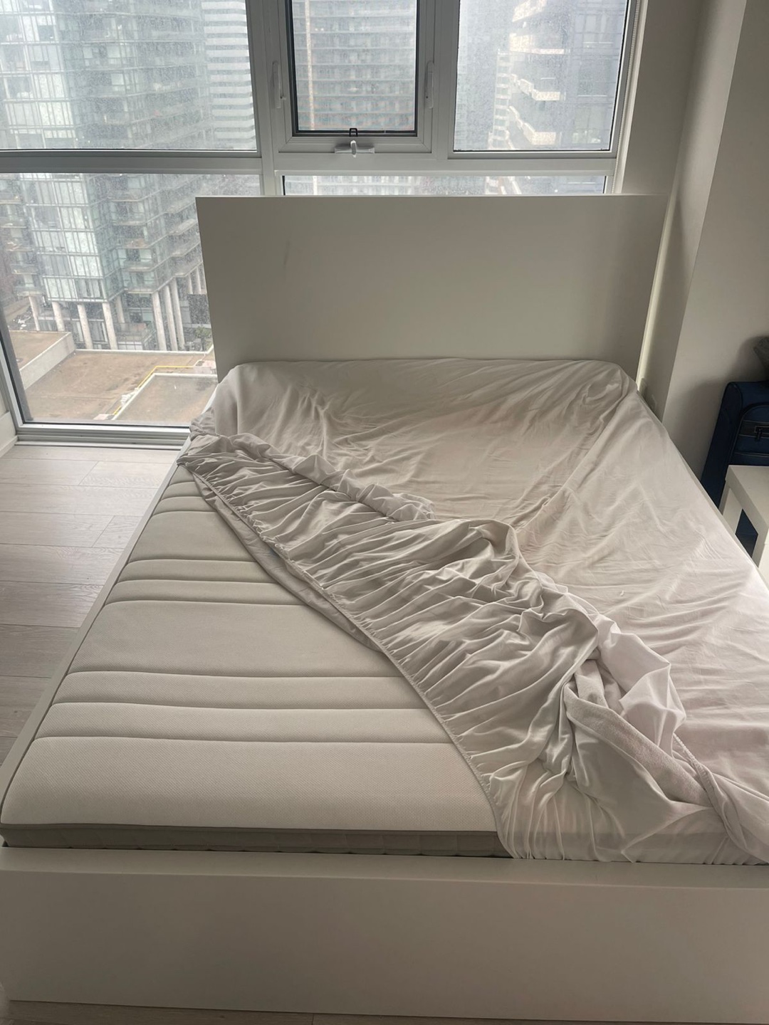 IKEA MALM White Queen Bed Frame free