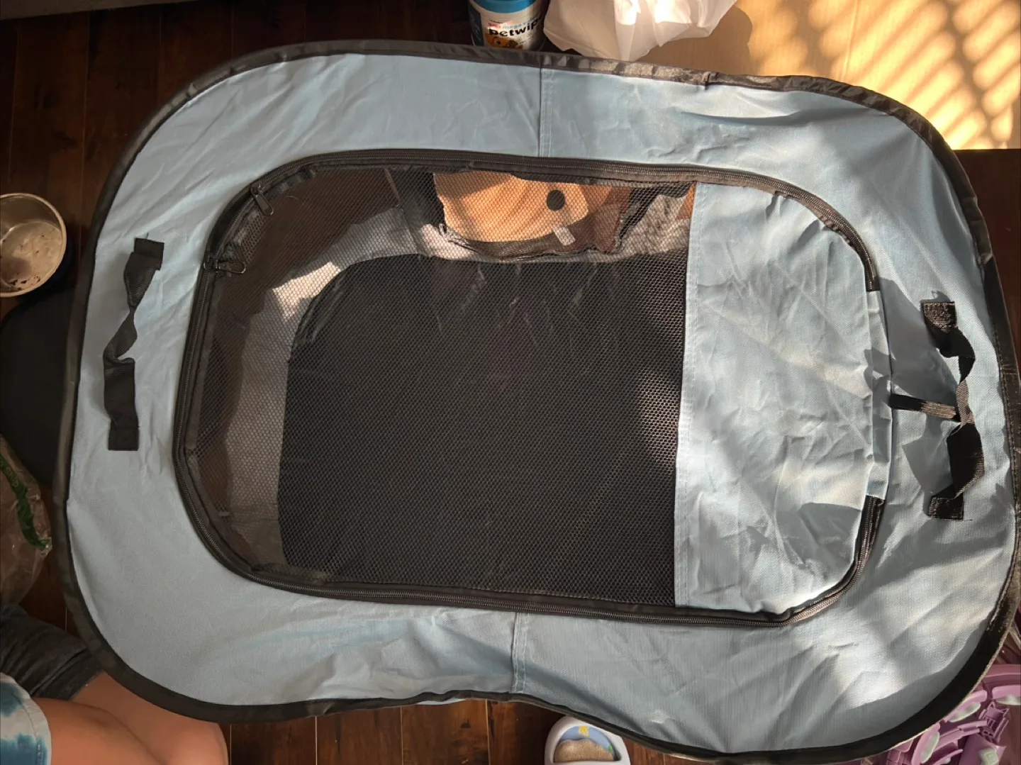 Portable Pet Playpen - Light Blue image indicator(2)