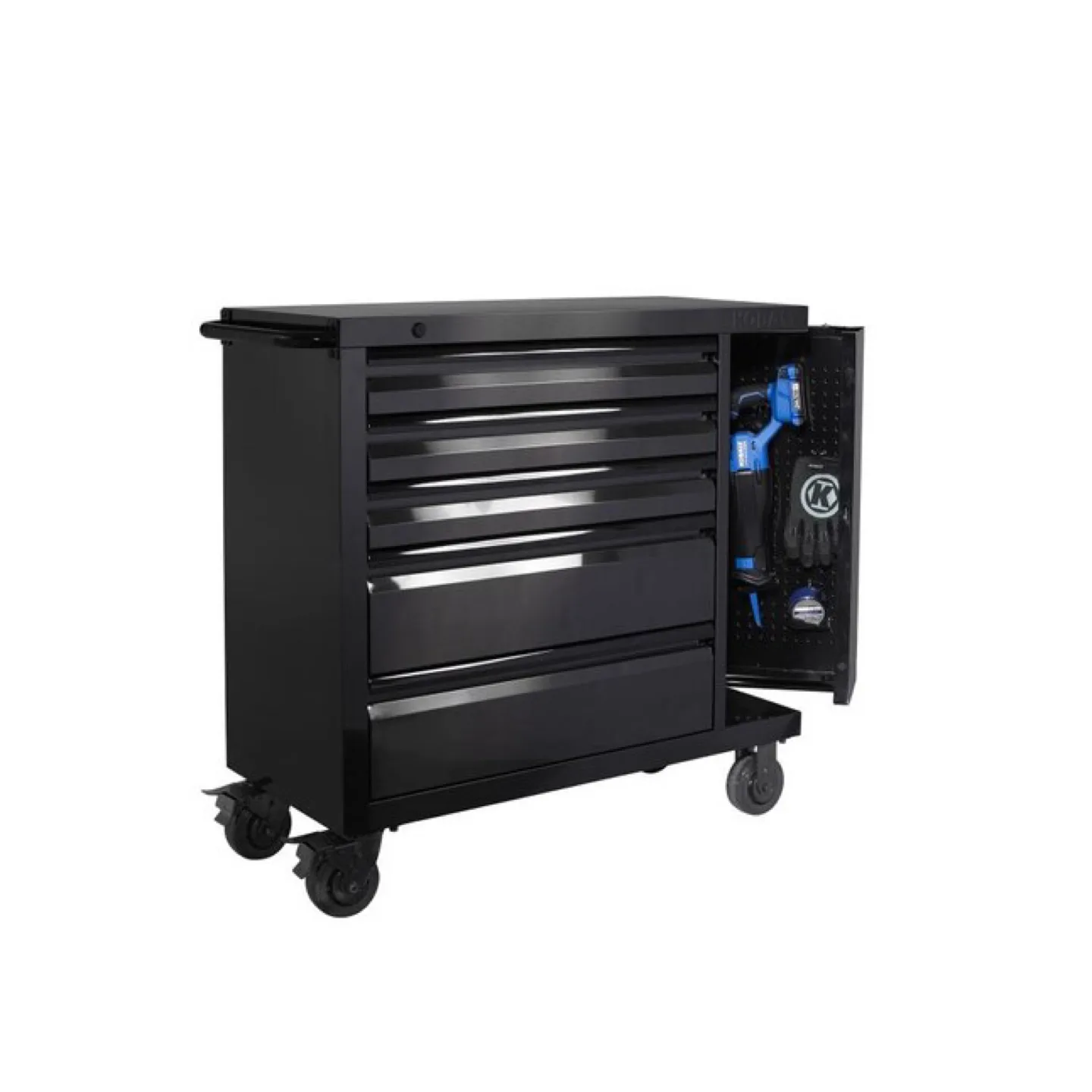 Kobalt 5-Drawer Roller Cabinet - Black image indicator(9)