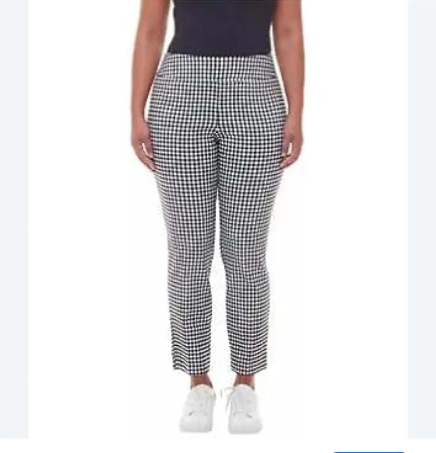 Gingham Ankle Pants - Size 8 thumbnail