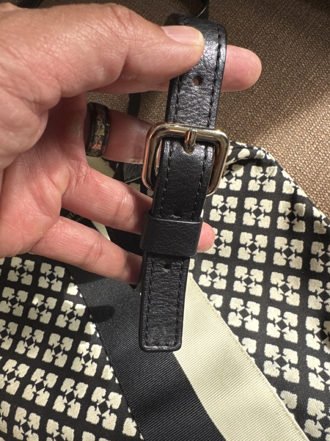 Kate Spade New York Black and White Crossbody Bag - photo 3