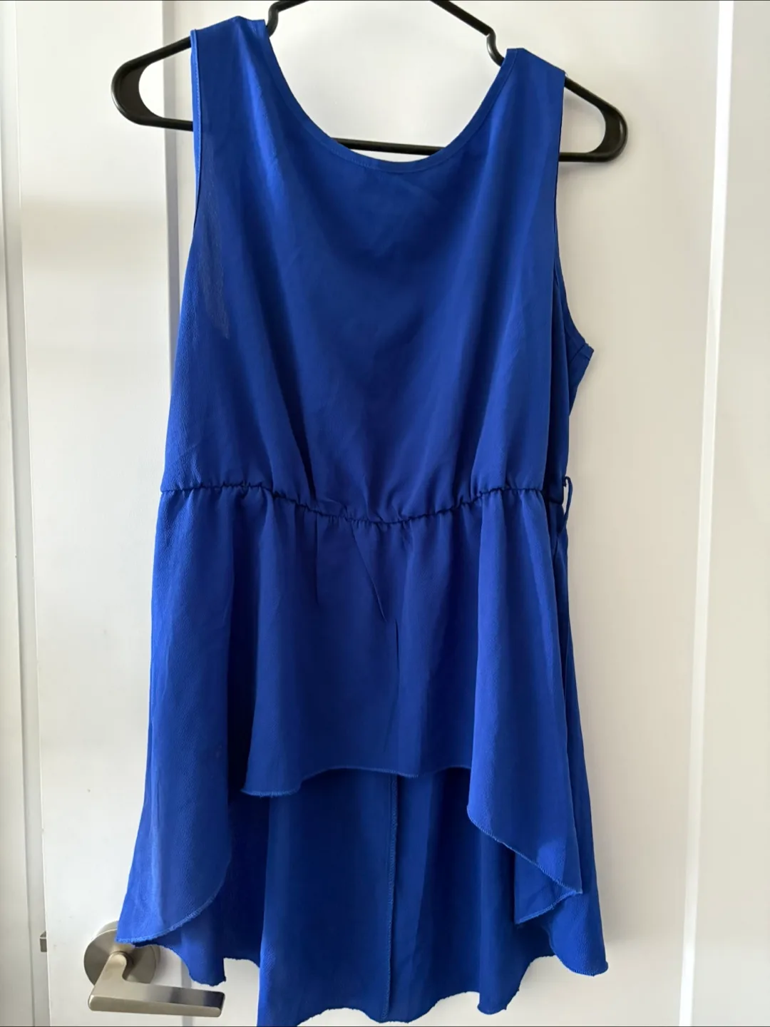 Royal Blue High-Low Tank Top thumbnail
