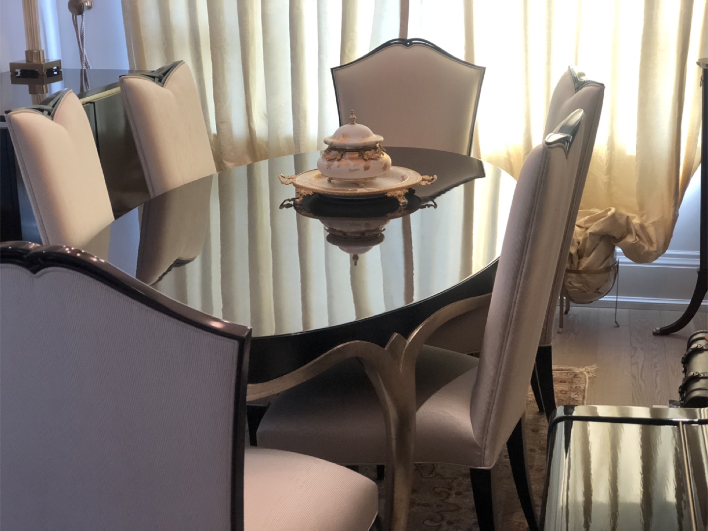 Christopher’s guy Oval Dining Table set  made in Italy