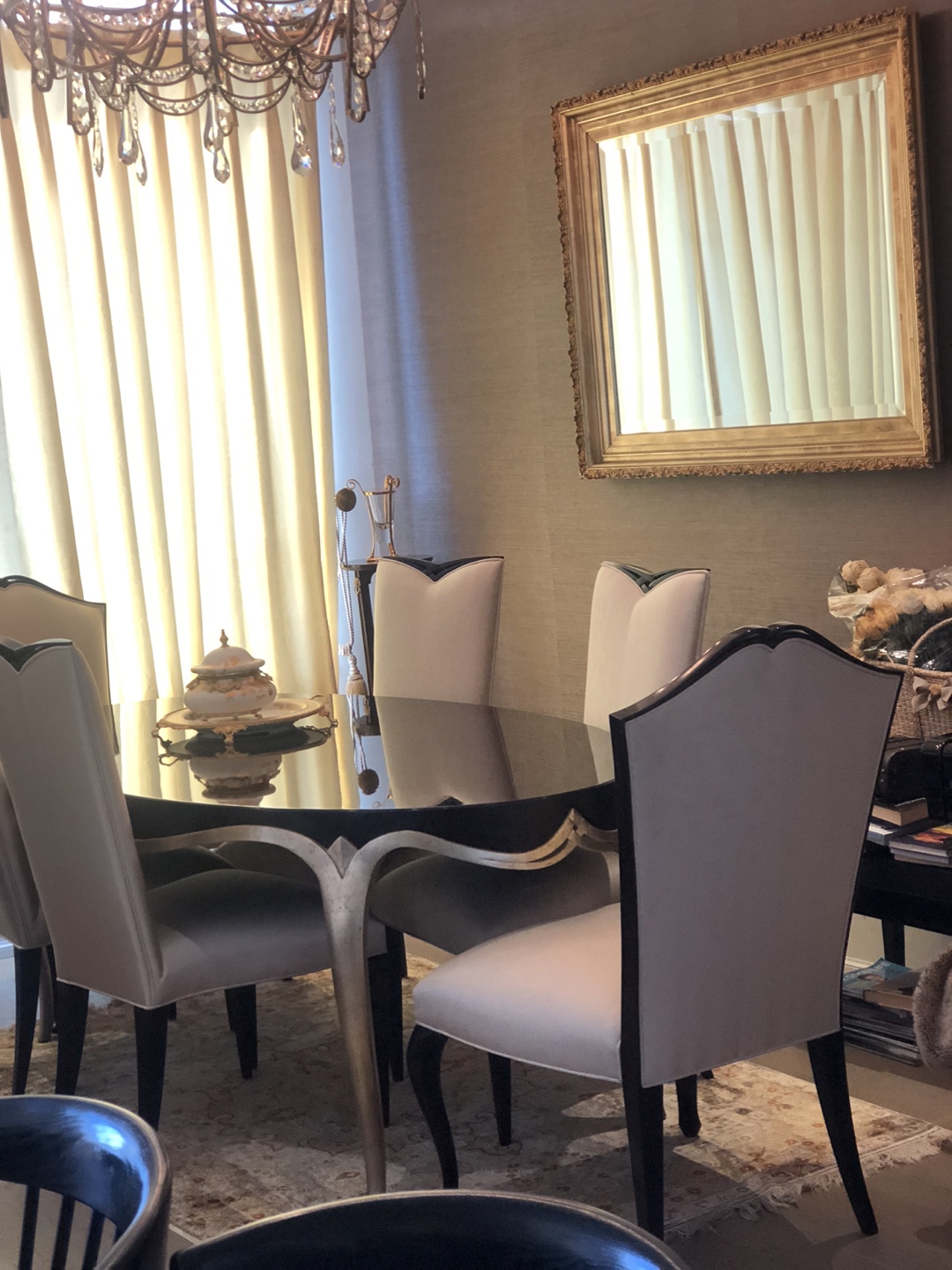 Christopher’s guy Oval Dining Table set  made in Italy - photo 5