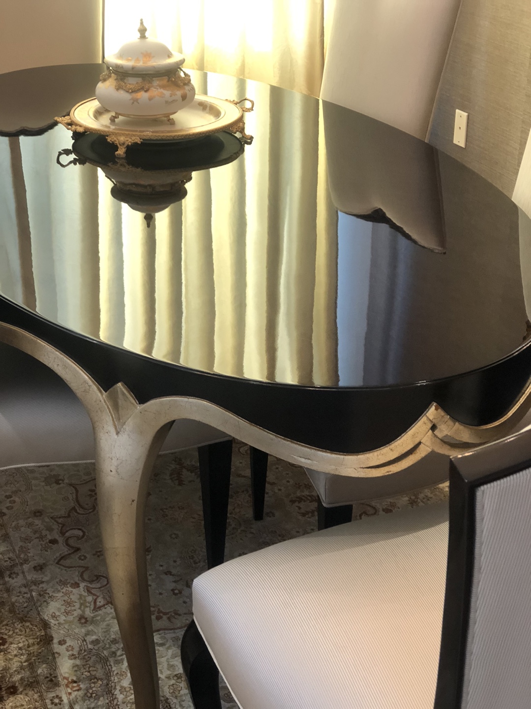Christopher’s guy Oval Dining Table set  made in Italy - photo 3