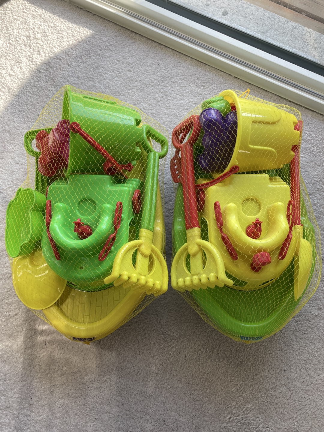 Brand New Two Sets of Children's Beach Toys
