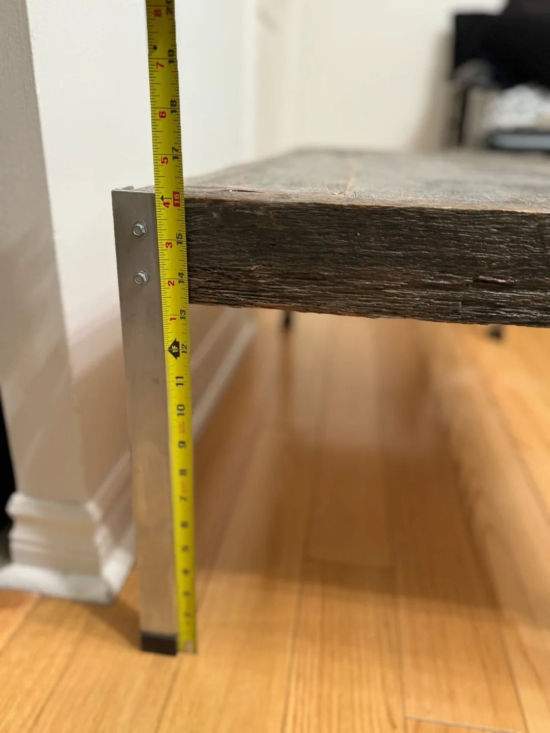 Rustic Wood and Metal Coffee Table image indicator(5)