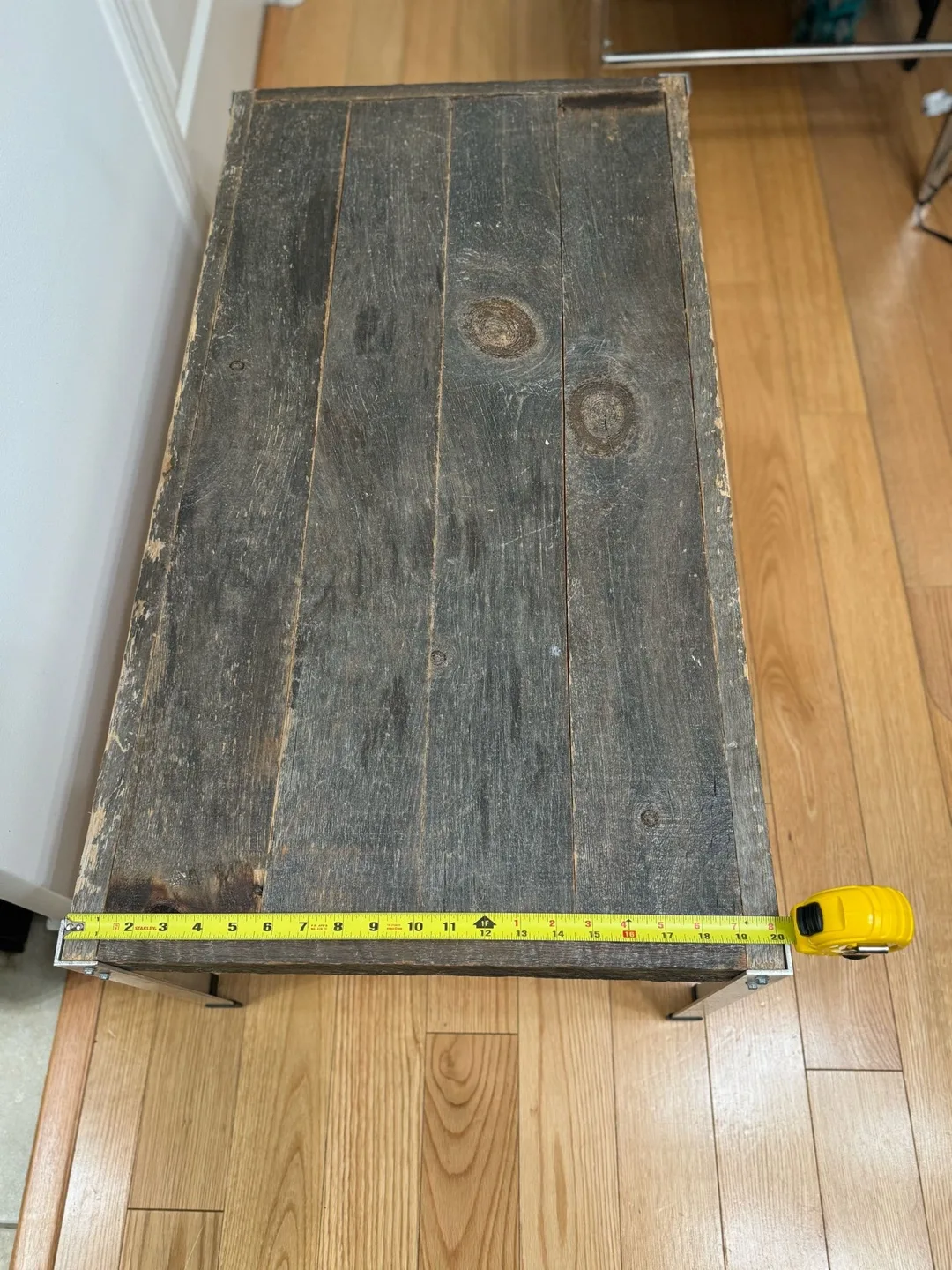 Rustic Wood and Metal Coffee Table image indicator(3)