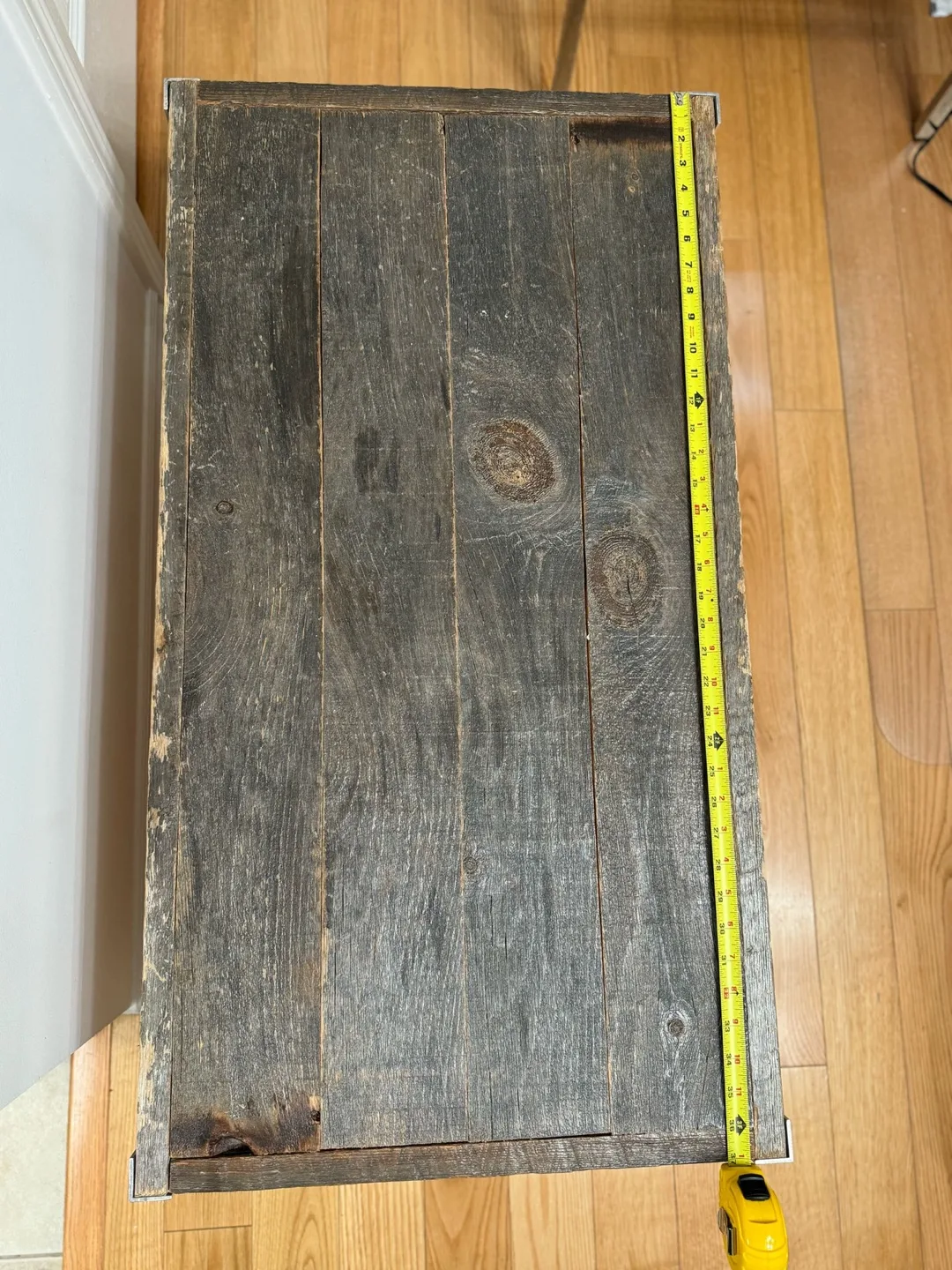 Rustic Wood and Metal Coffee Table image indicator(4)