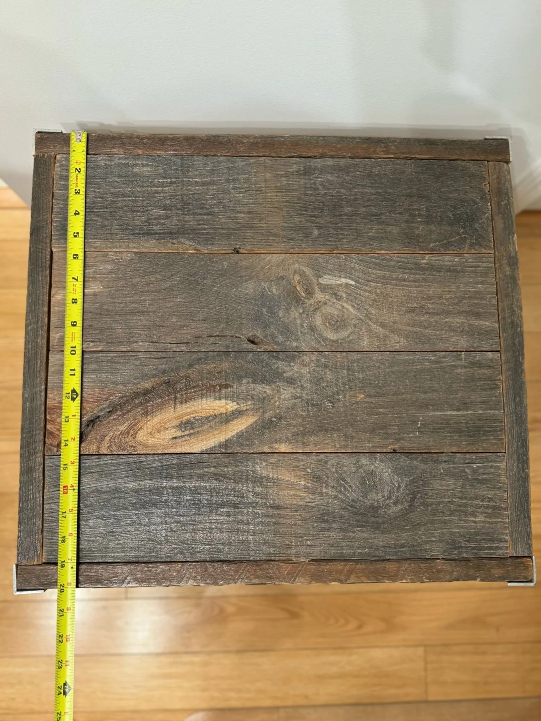 Rustic Wood and Metal Coffee Table image indicator(7)