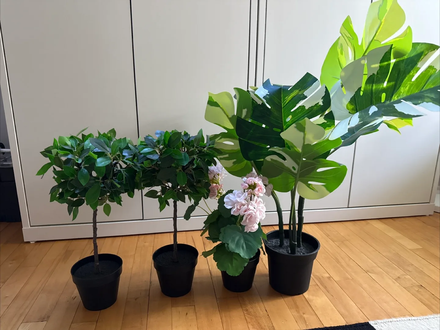 Four Artificial Potted Plants thumbnail
