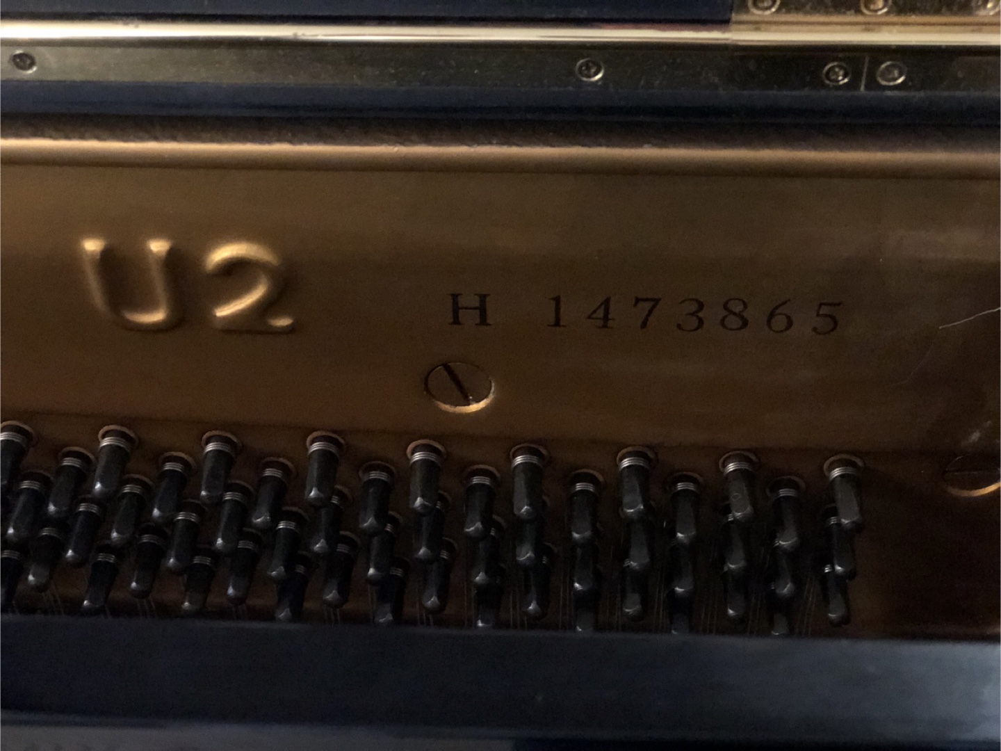 Yamaha U2 Upright Piano with Bench - photo 5