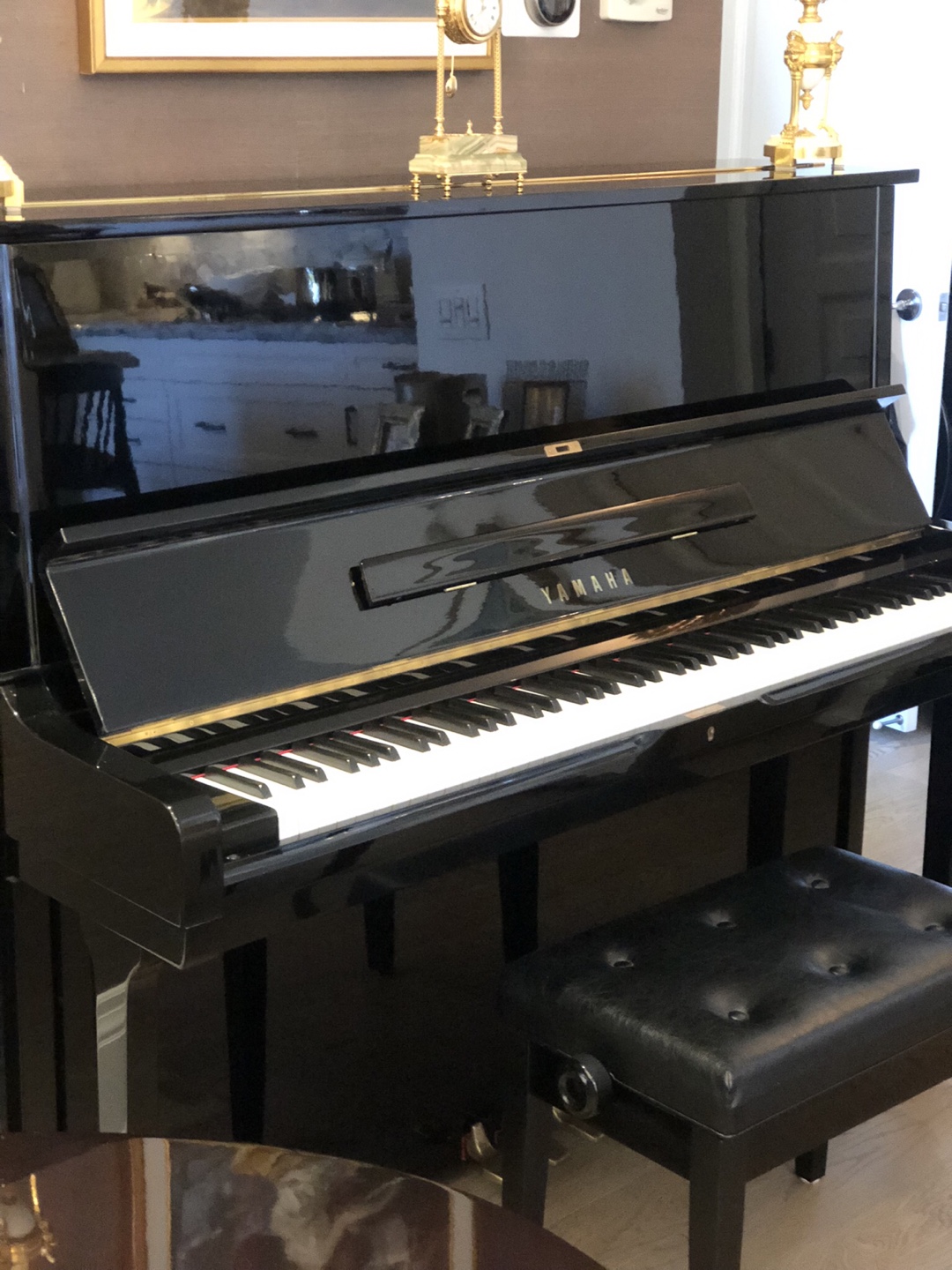 Yamaha U2 Upright Piano with Bench - photo 2