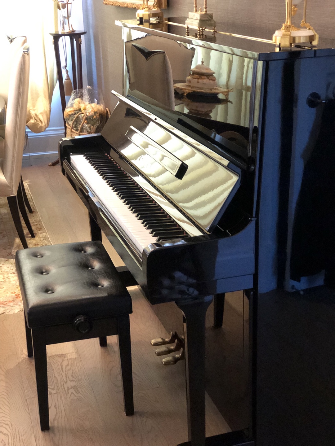 Yamaha U2 Upright Piano with Bench - photo 3