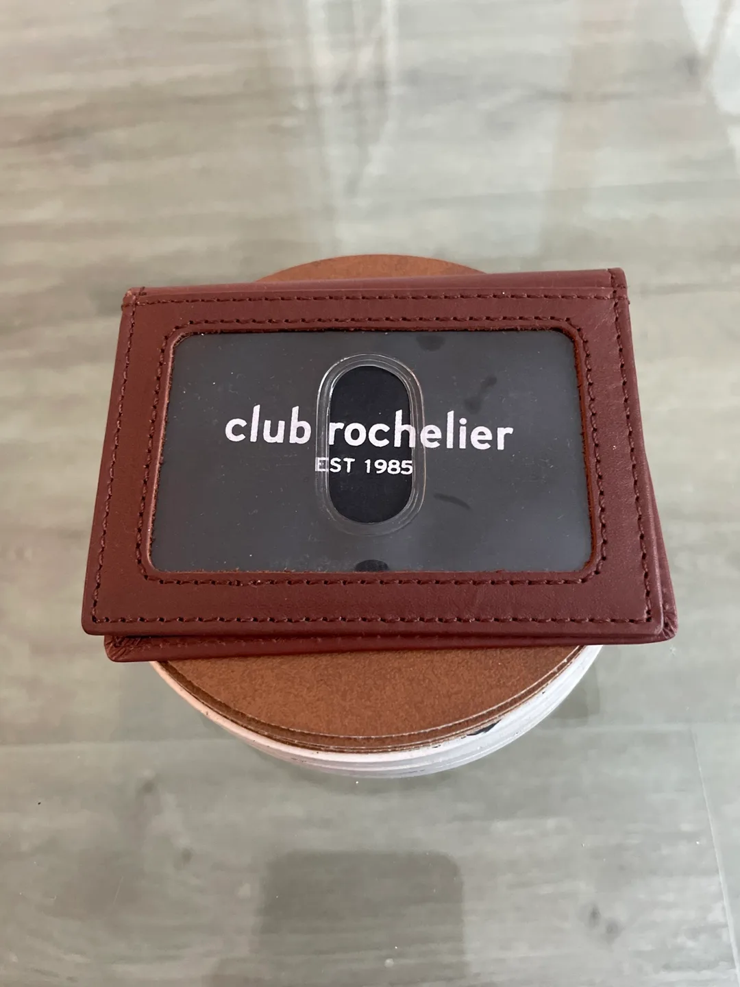 Club Rochelier Leather Card Holder image indicator(2)